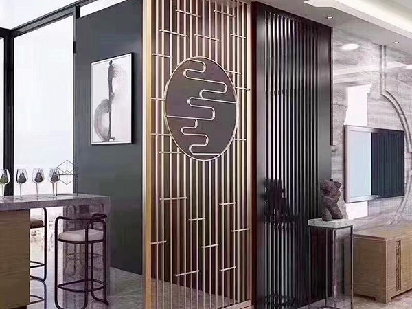 酒店不锈钢屏风