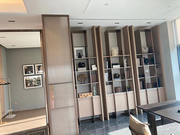 酒店不锈钢展柜